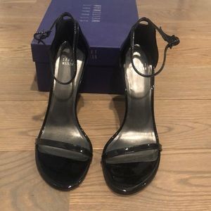 Stuart Weitzman Black patent nudistsong